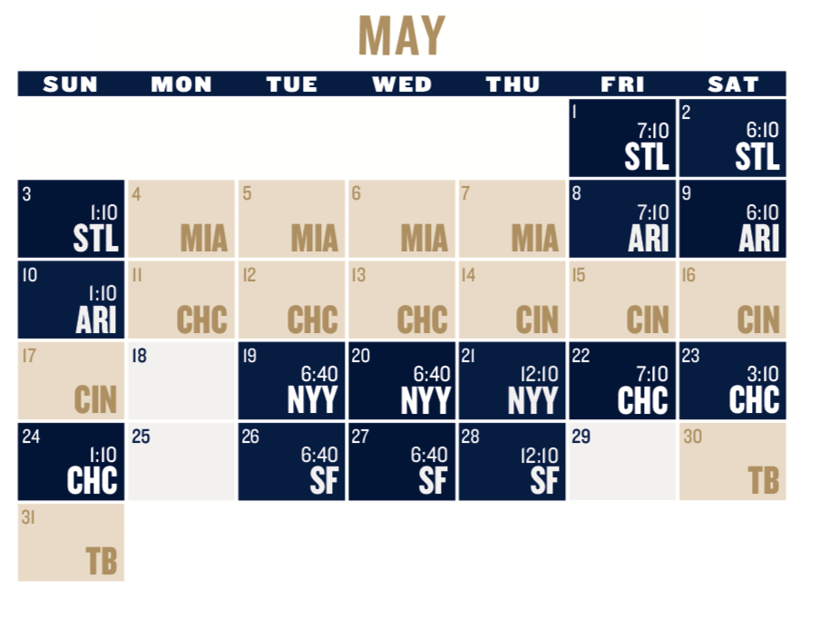 Brewers announce 2020 schedule OnMilwaukee